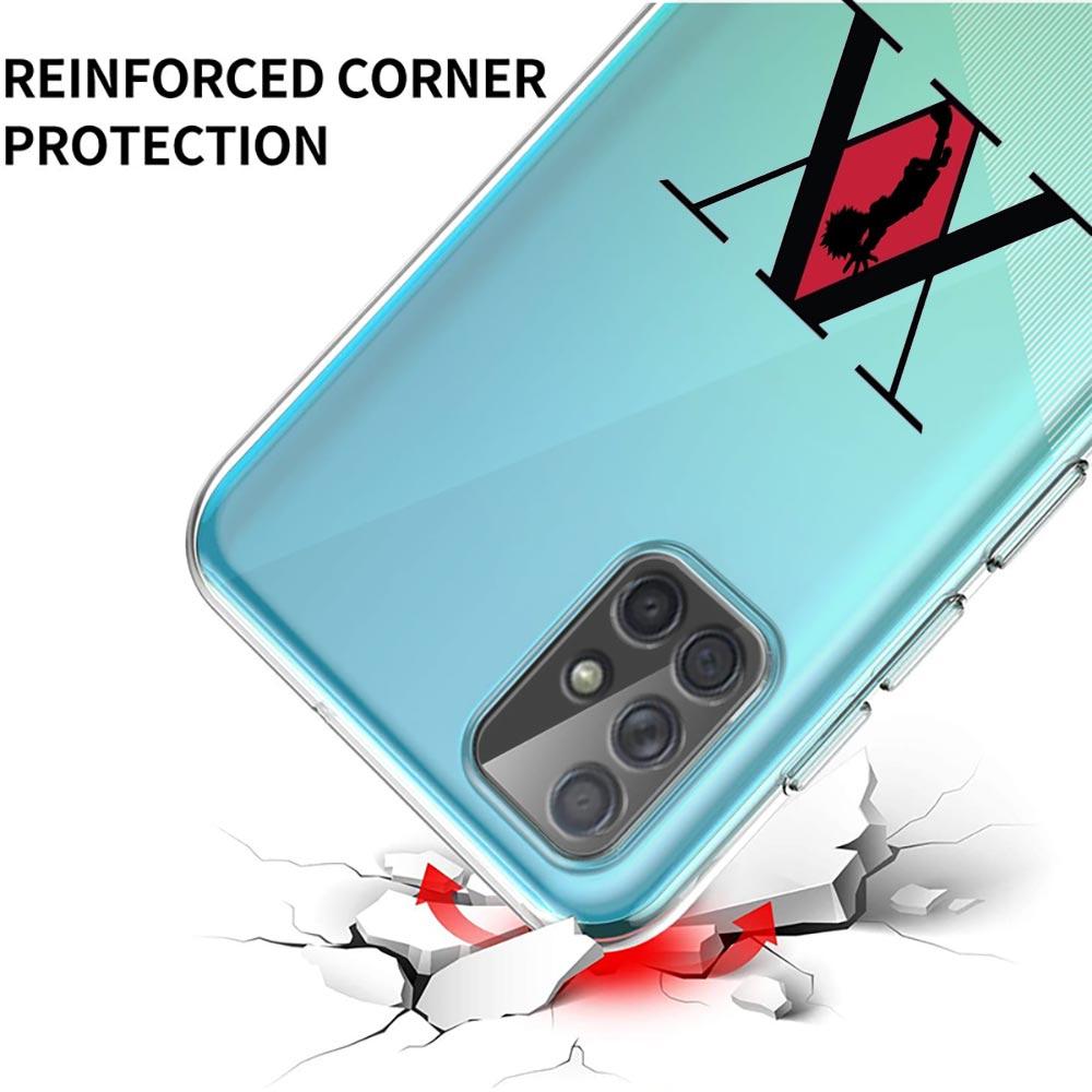 HUNTER X HUNTER Hisoka Killua Pouzdro na telefon pro Samsung Galaxy A51 A71 A21S A12 A11 A31 A41 A52S A32 A01 A03S A13 A22 5G Průhledný kryt