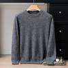 New Round Neck 100 Pure Cashmere Sweater Solid Color Loose Thickened Pullover Knitted Primed Warm Sweater
