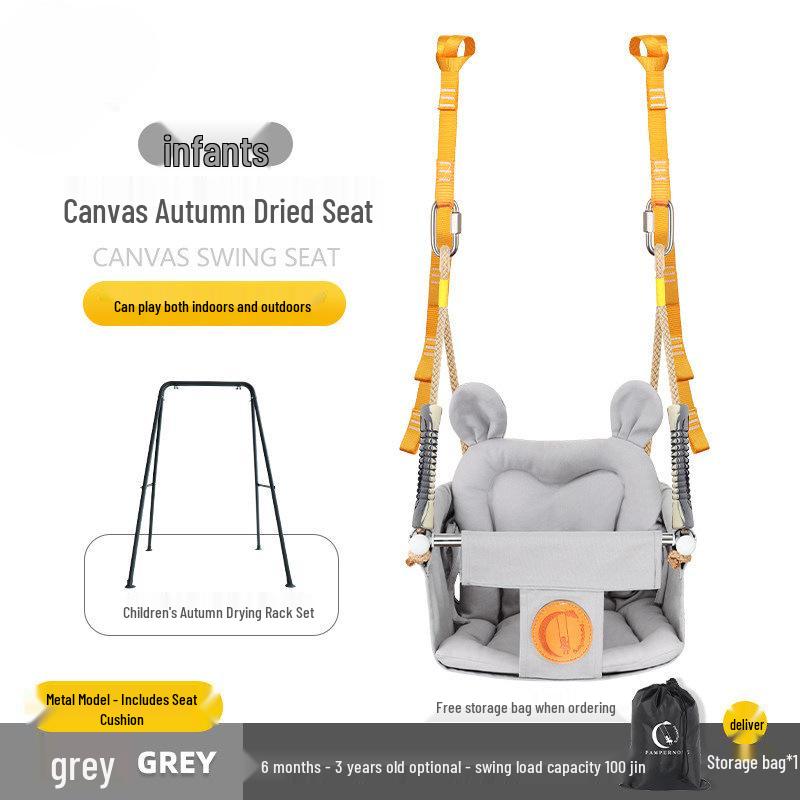 Pure Cotton Baby & Infant Hanging Basket Chair for Indoor/Outdoor Use