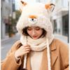 Furry Ears Plush Winter Hat for Women Girl Warm Comfortable Unisex Earflap Cap for Skiing Camping Daily Outdoor Use