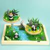 Sky Garden Double Layer DIY Micro Landscape Kit for Children's Handmade Desktop Ornaments.