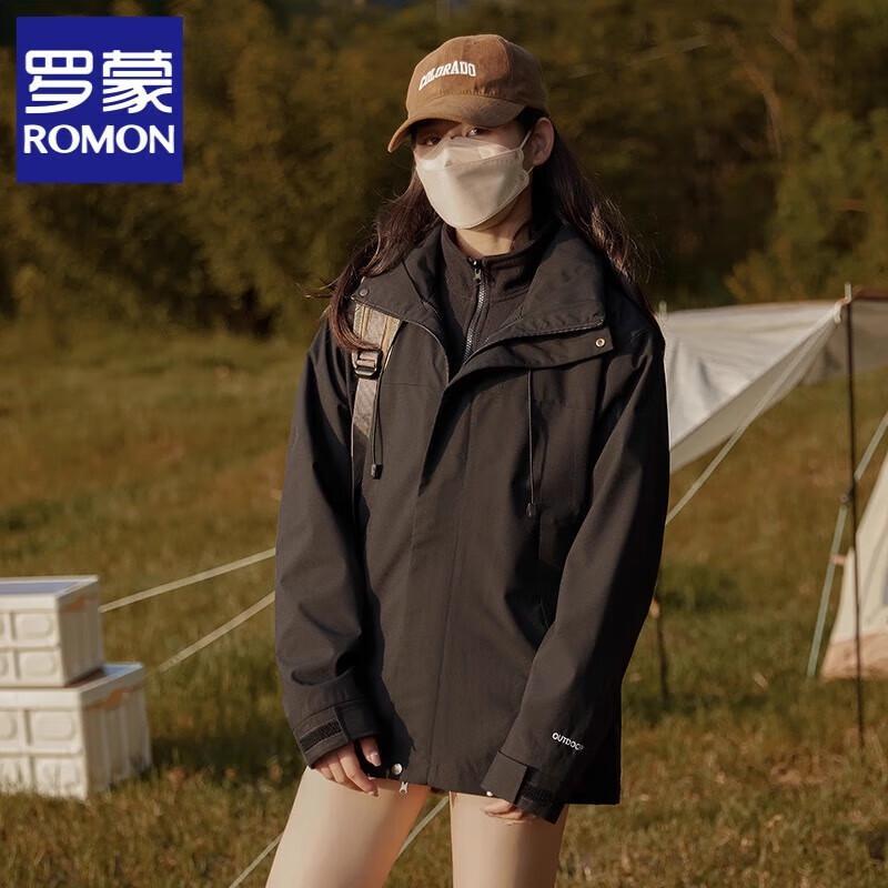 Rommon Unisex 3-in-1 Detachable Outdoor Windproof Waterproof Jacket