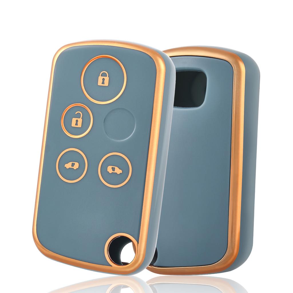 4 Buttons TPU Car Key Case Cover Shell Keychain For Honda CRV HRV Jazz Odyssey Civic Fit Accord For Acura TL TSX ZDX RSX CRZ