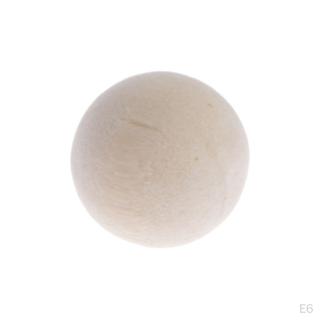 Round Orbs Wood Hardwood Painted Balls for Decorative Farmhouse Home Orbs/Balls/Sphere,DIY Handmade