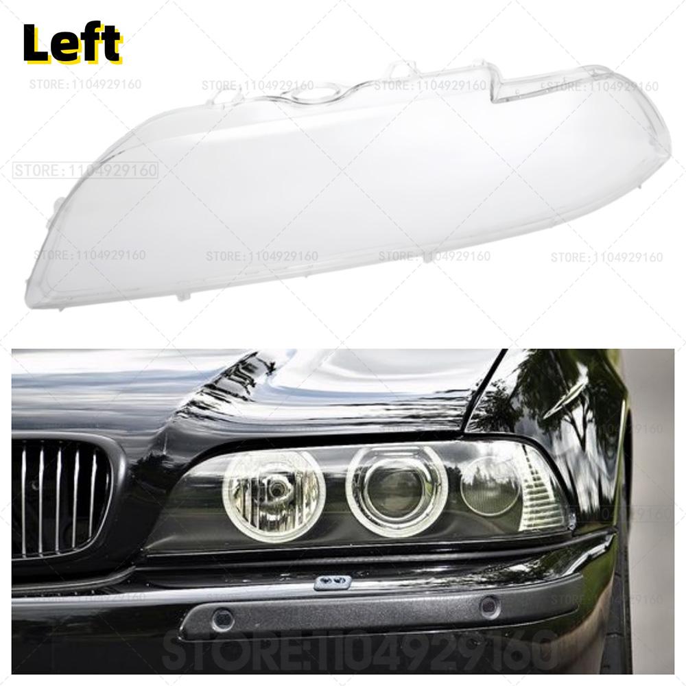 

For BMW 5 Series E39 1999-2003 Car Headlight Lampshade Cover Shell Glass Lens Automobiles Head Light Lamp Lens Body kits Tuning Left