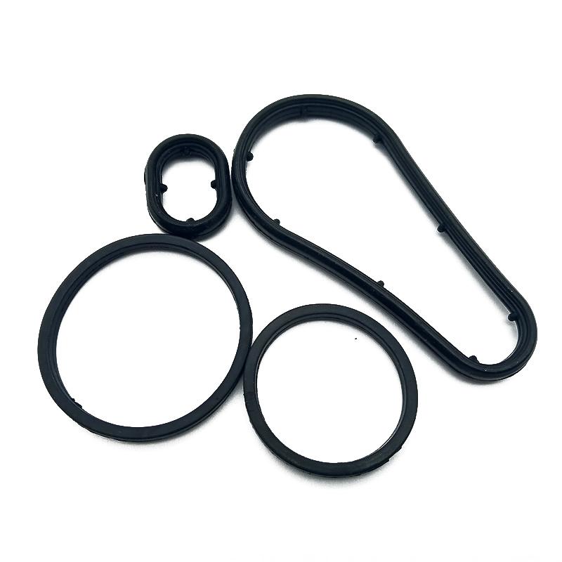 For Mercedes M271 W204 C180 C200 E200 SLK Oil Filter Housing Gasket / Radiator Oil Cooler Gasket Kits OE: 2711840280