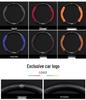 Haima S7/Cupid M6/8S/Family 3rd Gen Steering Wheel Cover: Genuine Leather & Suede with Carbon Fiber
