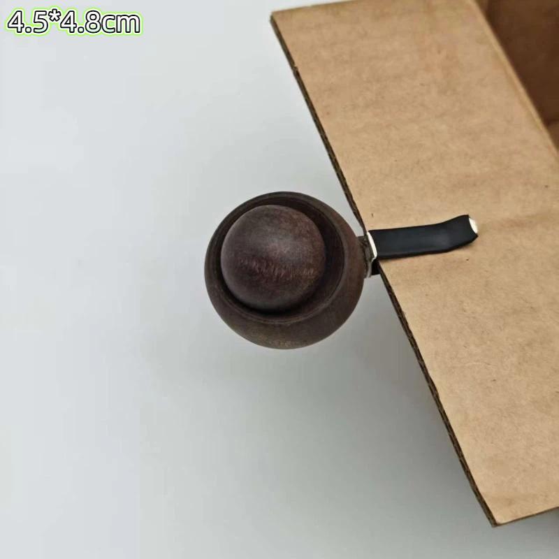 Spherical Wooden Car Essential Oil Diffuser Car Aromatherapy Clip Car Air Freshener Auto Decoration