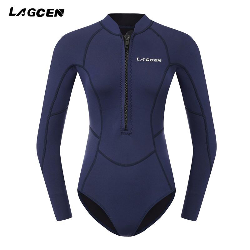 Womens 3mm Neoprene Wetsuit Freediving Snorkeling
