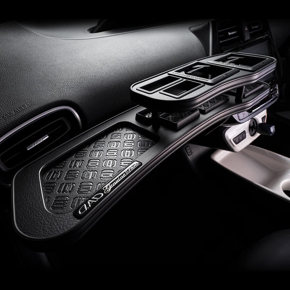 Series Prius Front Table Matte Black Tray Leaf Leather Square DAD Garson ZVW5 (PRIUS) [D.A.D / Design / Color Black] DV091-14