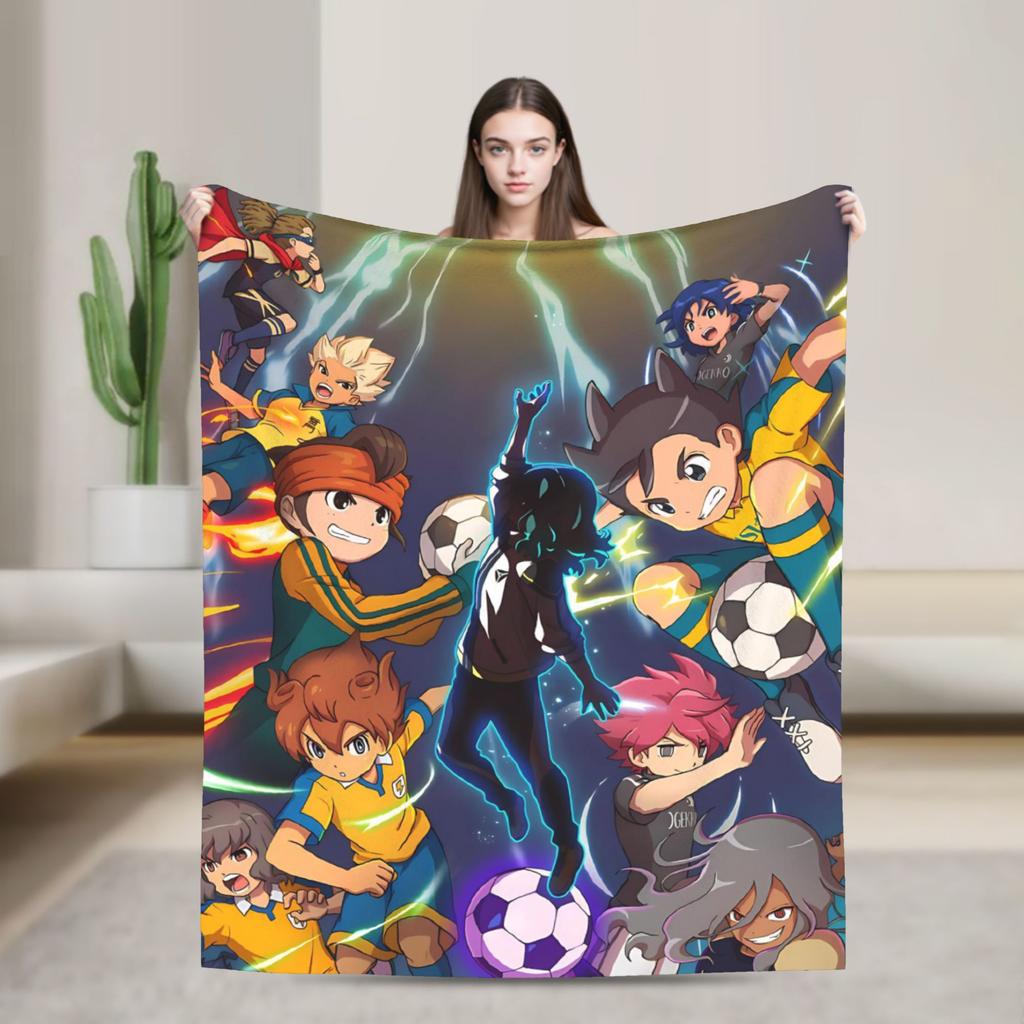 Inazuma Eleven Axel Blaz Gouenji  Blanket  Picnic Flannel Throw Blanket For Couch Bed Super Soft Design Quality Bedspread Gift