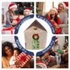 1 Stück Weihnachts-Süßigkeiten-Geschenkbox Xmas-Ornamente Weihnachtskeks-Boxen Hausförmige 3D-Box Bäckerei-Häuschen Für Schokoladen-Snacks