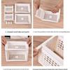 2-Tier Plastic Countertop Storage Rack, Multi-Purpose Pantry Storage Rack, Kitchen Spice Rack (White)