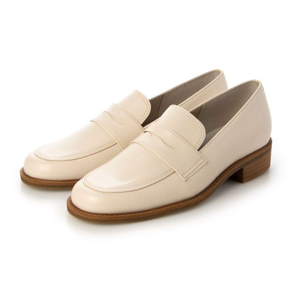 

ING Women s IGAG32090 Ivory Loafers, Size 23.0 cm