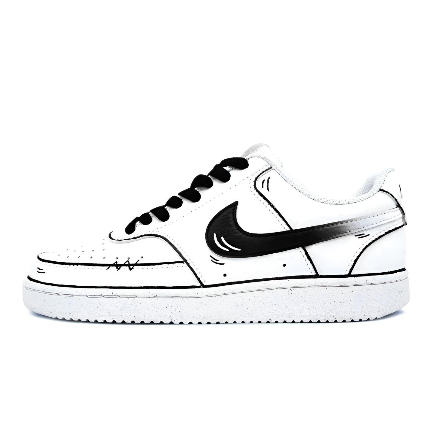 

Nike Court Vision 1 Gale White Wing Slip Resistant, Abrasion Resistant, Lightweight, Breathable DH2987-101(Team869-) 40