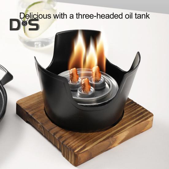 Mini-BBQ-Alkoholkocher, japanischer Kochofen für eine Person, antihaftbeschichtete Grillplatte für den Außenbereich, für Camping-Picknick, multifunktionale Grillwerkzeuge