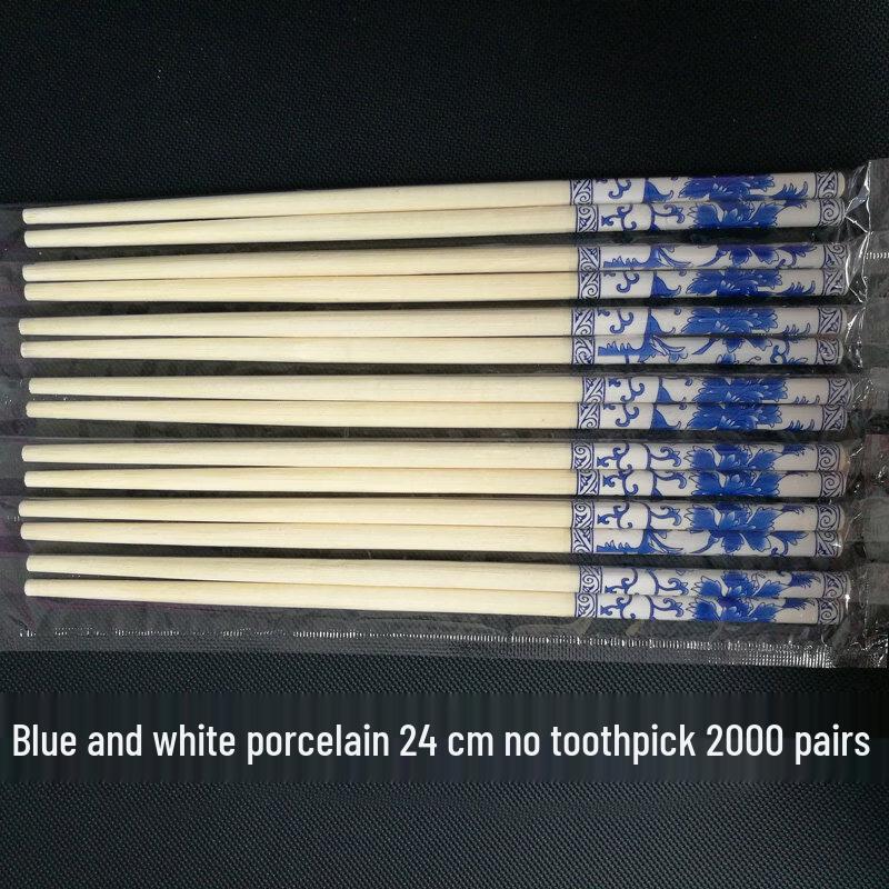 ZISIZ Individually Packaged Disposable Bamboo Chopsticks, 100 Pairs