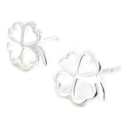 [J0065] - Silver 'Clovers' BO