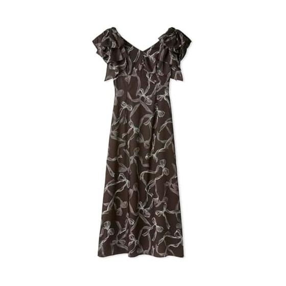 SNIDEL Ribbon Sleeve Design Dress SWFO244097 Women s