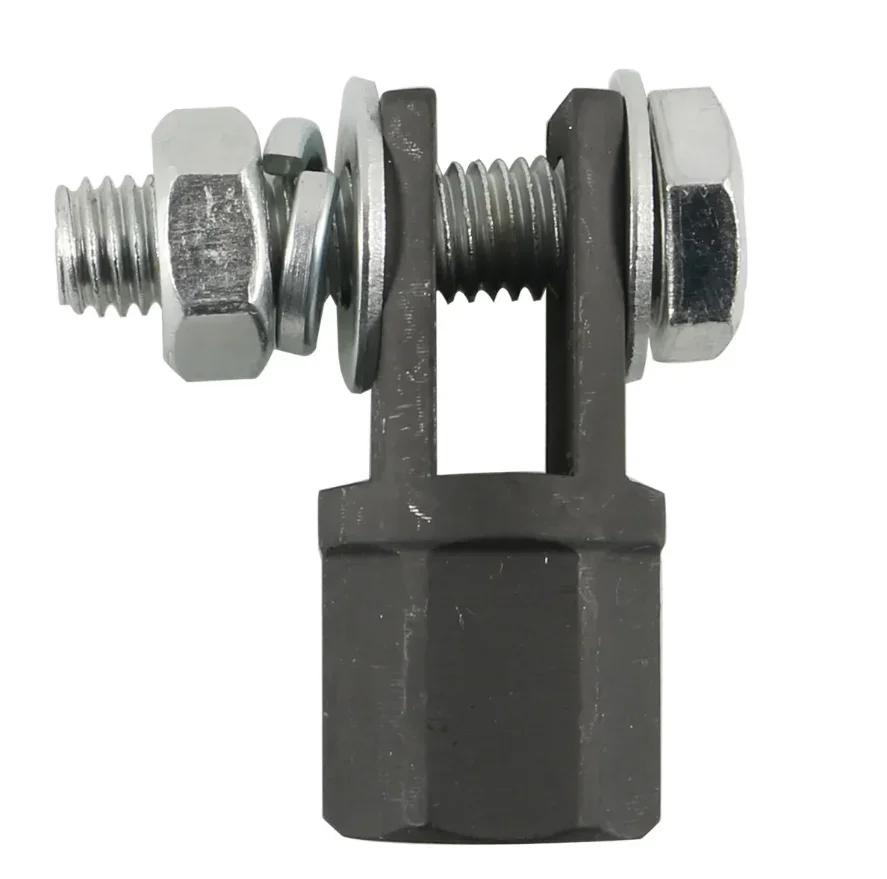 1/2 Inch Scissor Jack Adapter Chrome Vanadium Steel Adapter Wrench Tool Automotive Jack Drill Adapters for Impact Drills Socket