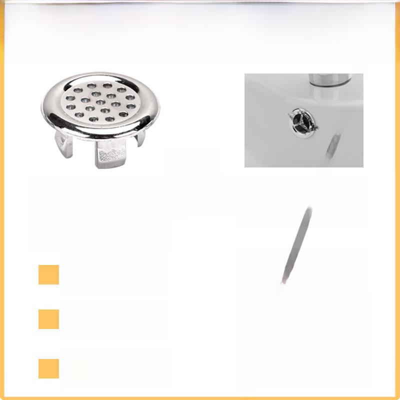 Dekorativer Überlaufstopfen für Waschbecken - Waschbeckenzubehör