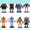 High Quality Pvc Titan Clock Man Figure Large Golden Warrior Model For Collectors