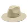 Spring And Summer Panama Straw Hat M Jazz Hat Men'S And Women'S Seaside Brim Handwoven Brim Top Hat