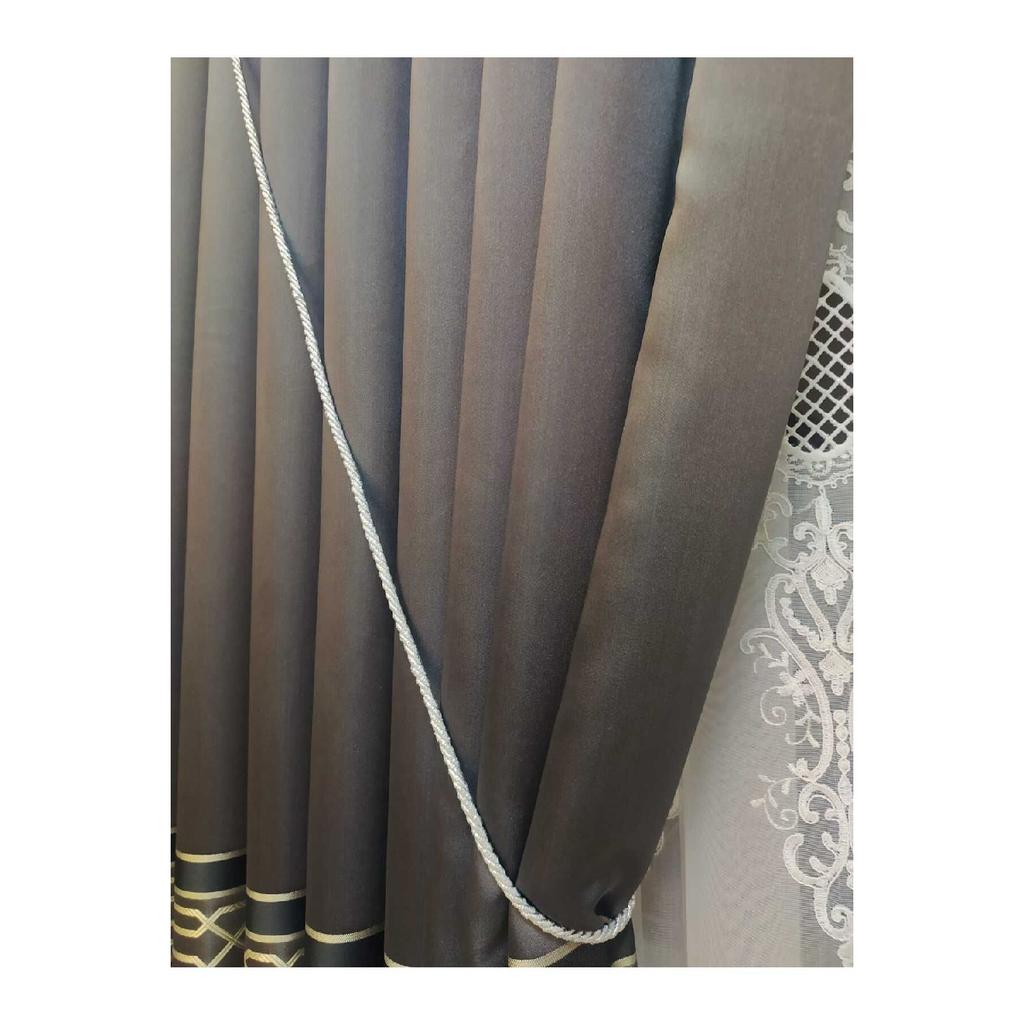 Zweireihiger Vorhang aus Tüll, Sammelvorrichtung für Geld, Seil, Kordel, Braol