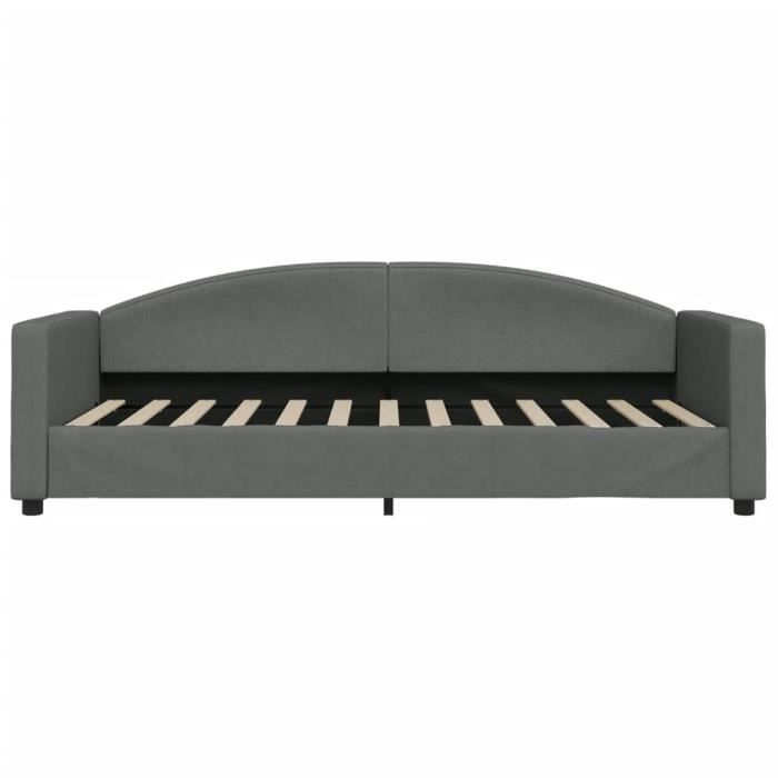 VidaXL Daybed Dark Grey 90x200 Cm Fabric 354112
