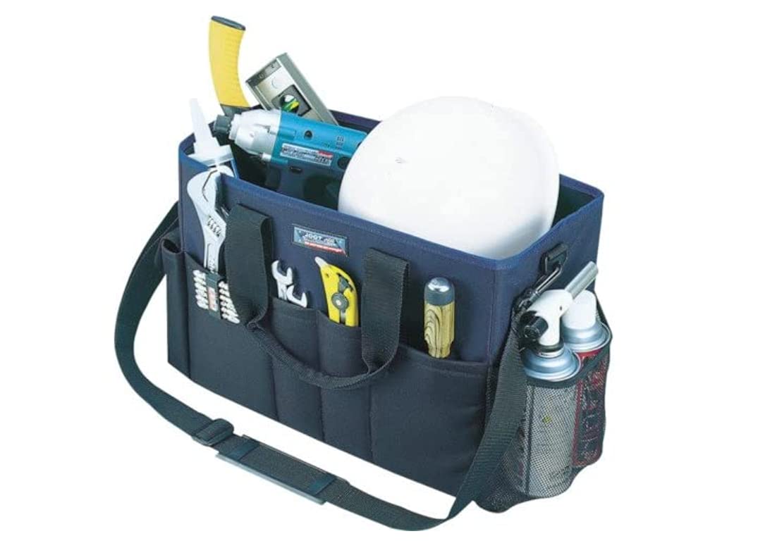 

Ring Star Tool Bag with Multifunctional Pocket Blue x W200 x Mr. MB-4500 [L455 H300mm]