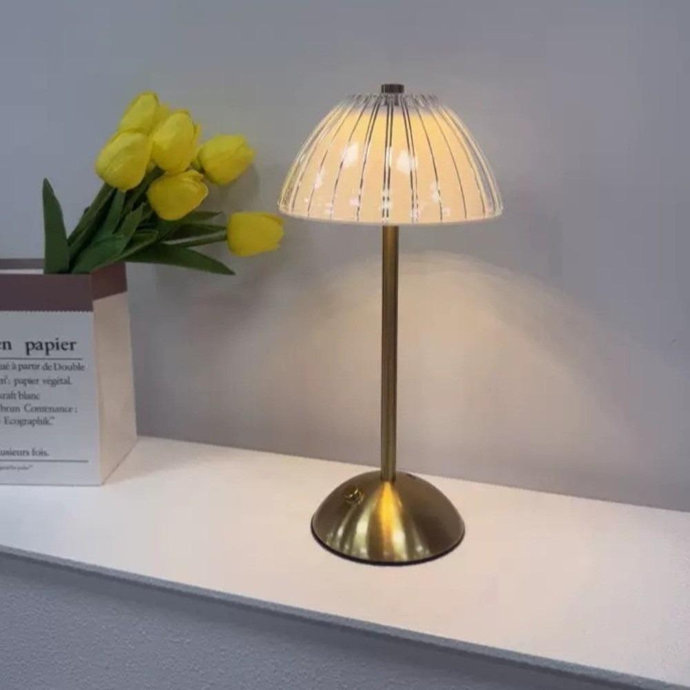Nordischer Stil Touch Control Lampe 3 Farben Nachttischlampe Moderne Tischlampe Bar