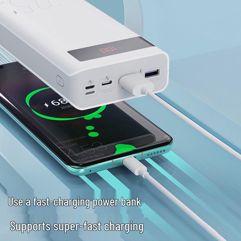 3A Typ-C Powerbank Datenkabel, 10cm Kurz, Doppel-USB-C