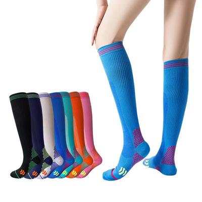 Chaussettes de Compression de Sport Unisexe pour la Course et le Fitness - Style Mi-Mollet Inspiré par Liu Genghong
