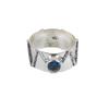 London Blue Topaz Gemstone 925 Sterling Silver Jewelry Handmade Wedding Ring RR-15-1