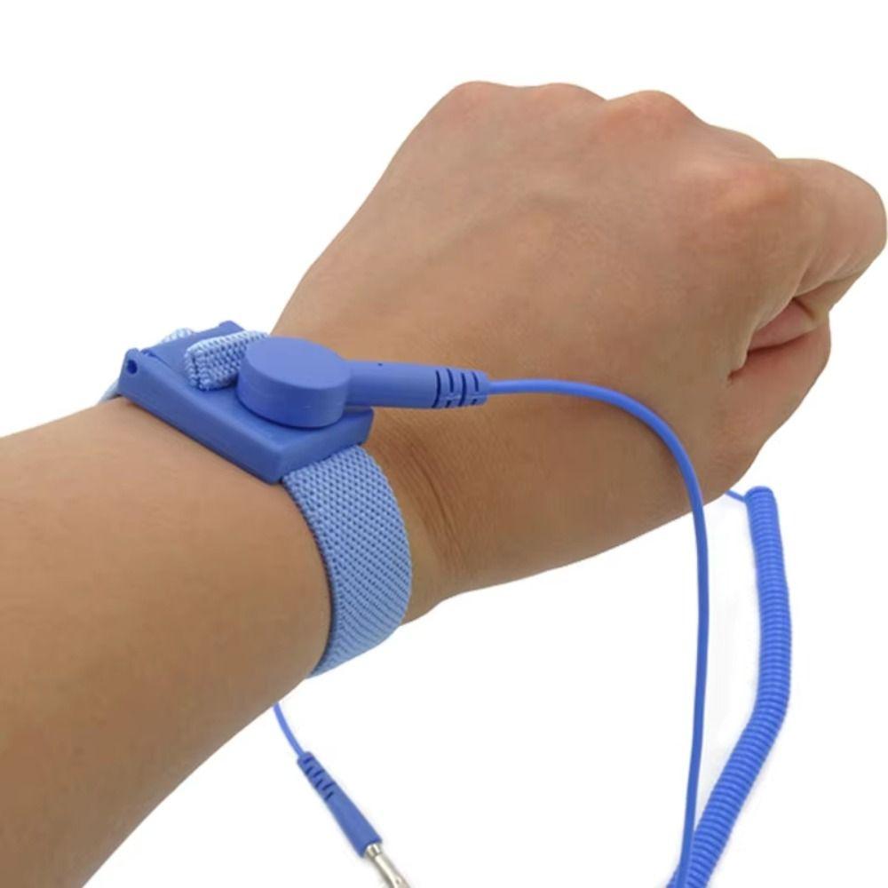 Wireless Clip Design Antistatic Wristband Antistatic Material Discharge Cable For Electrician