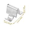 10pcs Shelf Supports for Iron Cabinets Heavy Duty Metal Shelf Clips Suitable for Kitchen Cabinets Shelving Hardware
