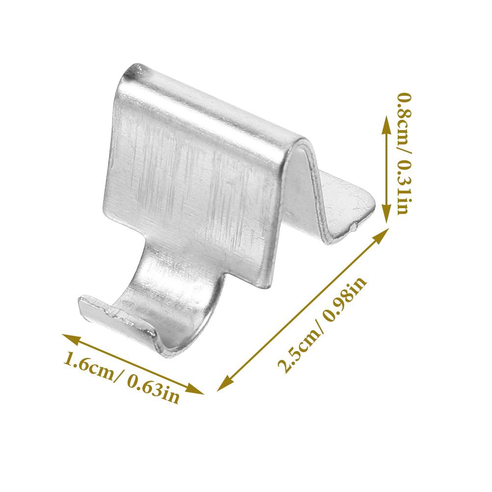 10pcs Shelf Supports for Iron Cabinets Heavy Duty Metal Shelf Clips Suitable for Kitchen Cabinets Shelving Hardware