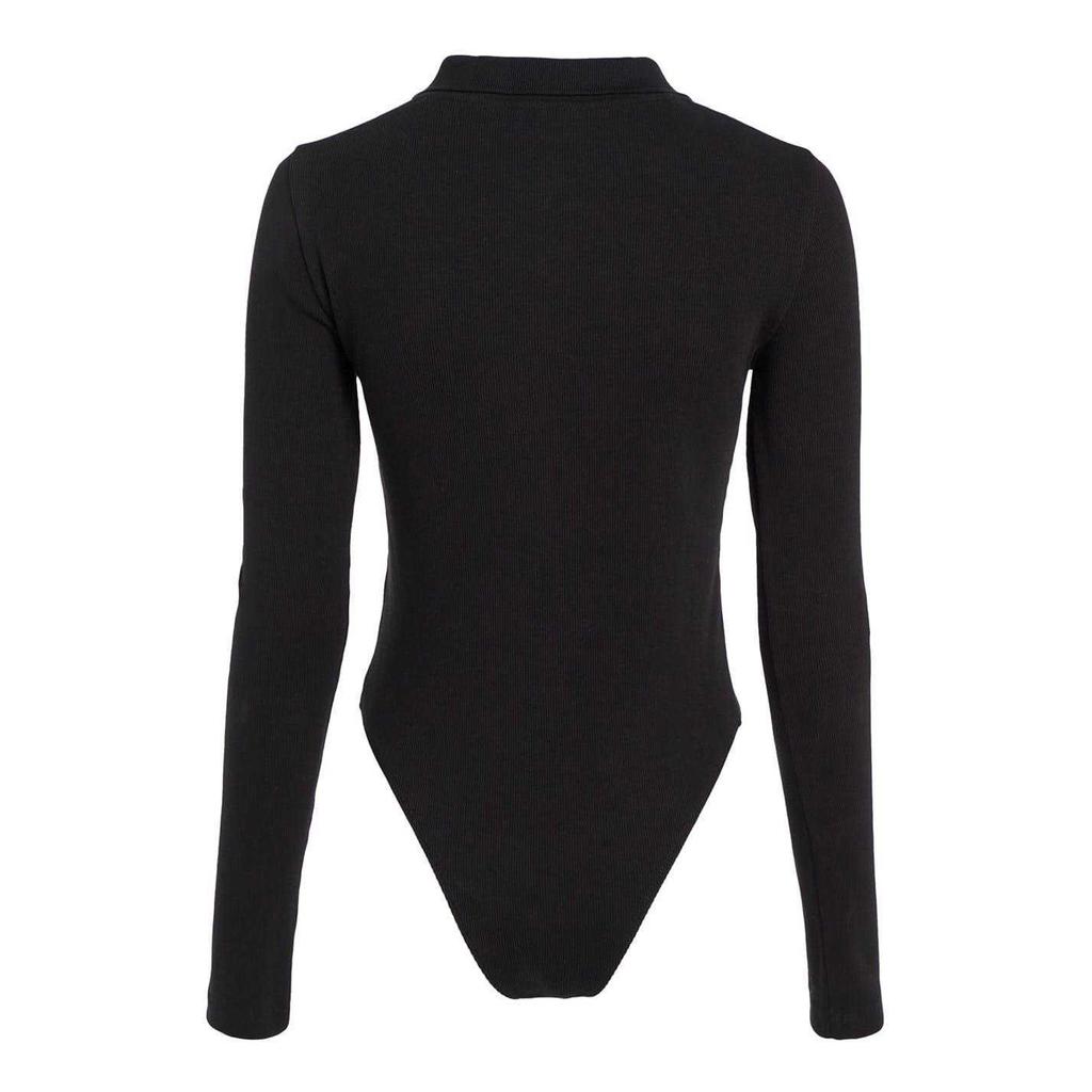 Calvin Klein Womens/Ladies Label Long-Sleeved Bodysuit