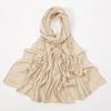 Premium Velvet Silk Hijab Scarf For Women Muslim Scarves Plain Shawls Solid Headscarf Wraps Islam Turban Headband Femme Ramadan