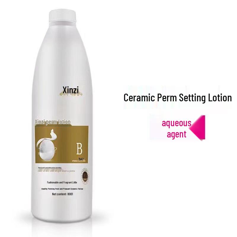 Silk Protein Ionic Perm Lotion: No. 1 & No. 2 Ceramic Softener & Setting Cream