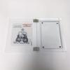 Acrylic Stamp Blocks 7.6*5.9in Large Clear Stamping Tool with Grid Positioning Lines 4PCS Magnet