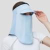 Mu Qingqing Summer Cooling Sun Hat with Integrated Face Mask