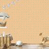 Checkerboard Wallpaper Cream, Gold and White for Living Room and Bedroom 50x1000
