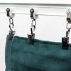 50 Pcs Durable Iron Drapery Hook With Hook Curtain Hook Clips Stainless Steel Curtain Clips  Window