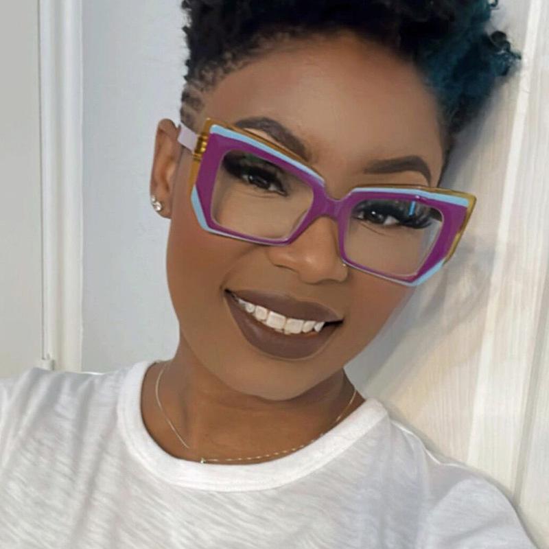 Avant-Garde TR90 Anti-Blue Light Eyeglass Frame - Unique European & American Style