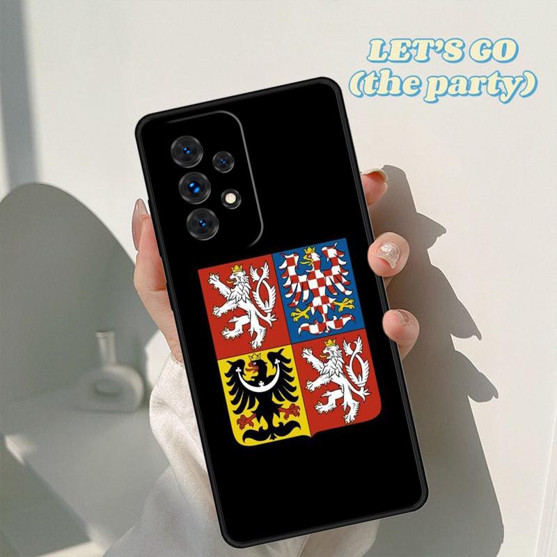 Czech Republic Flag phone case For Samsung Galaxy A42 A31 A40 A51 A71 A32 A80 A91 A52 A72 A73 A20e A21S A50 A70 A11 A12 Cover