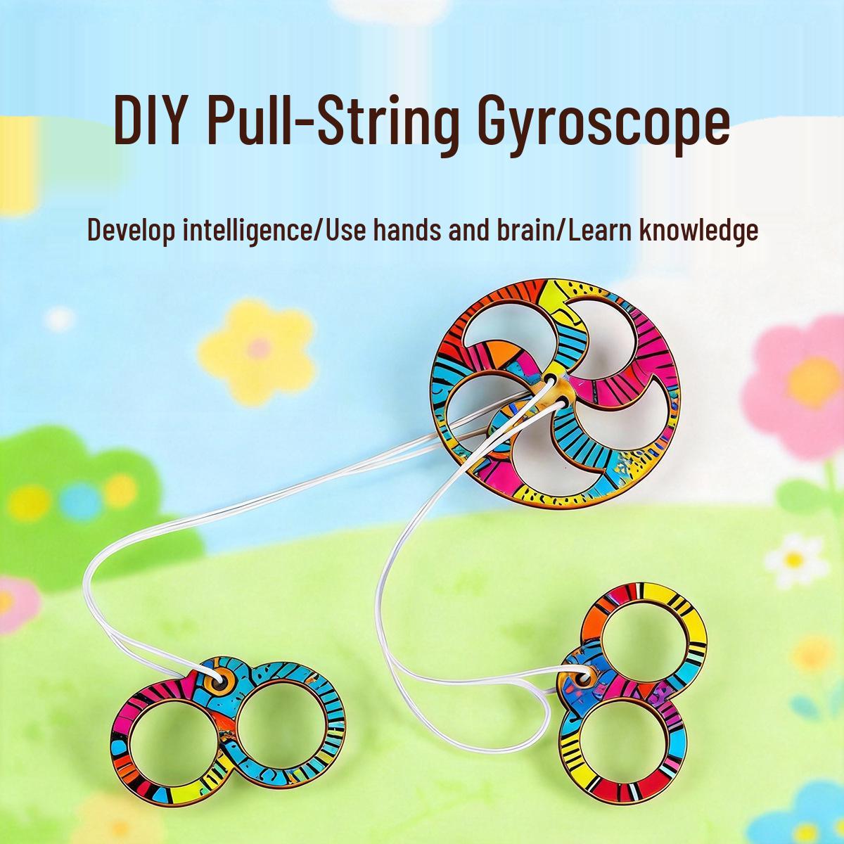 DIY Homemade Yo-Yo Spinner Flywheel: Creative Science Experiment Kit See packaging