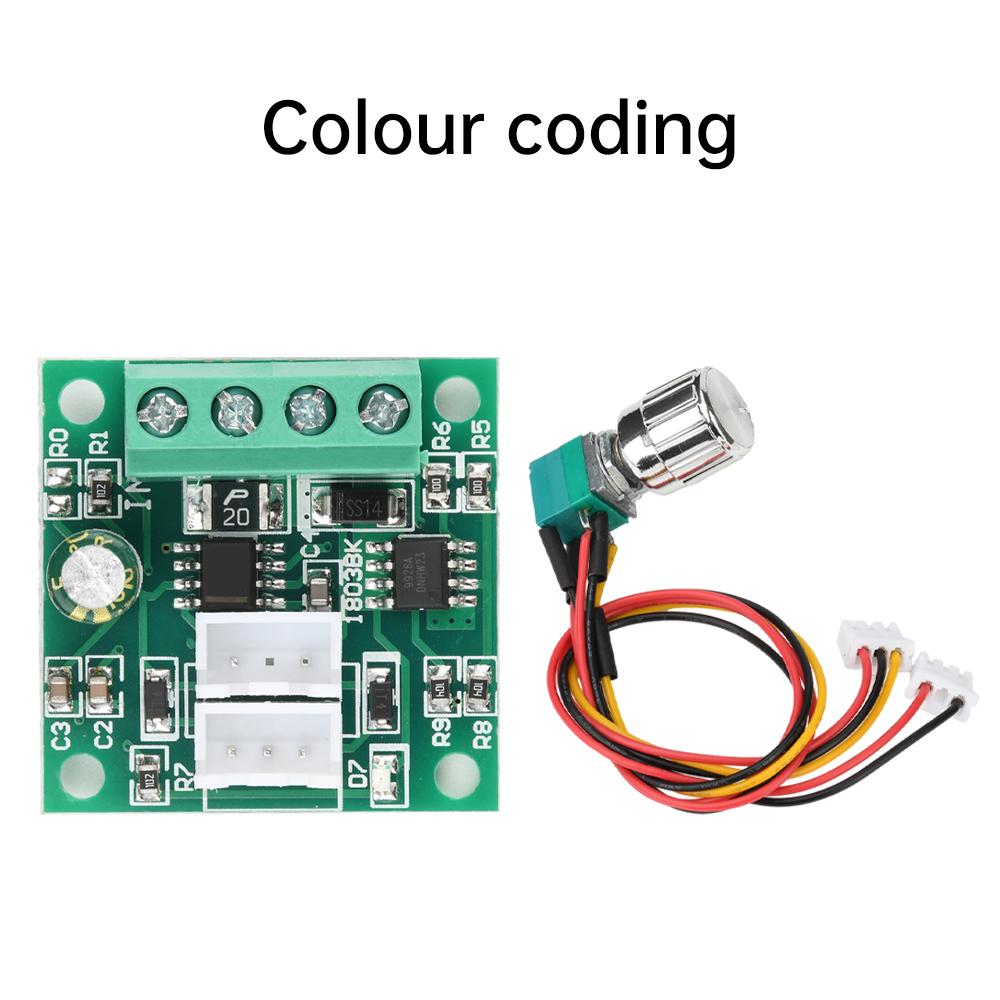 PWM DC Brush Motor Speed Controller DC Motor Regulator Control Module DC 1.8V 3V 5V 6V 12V 2A Speed Controller