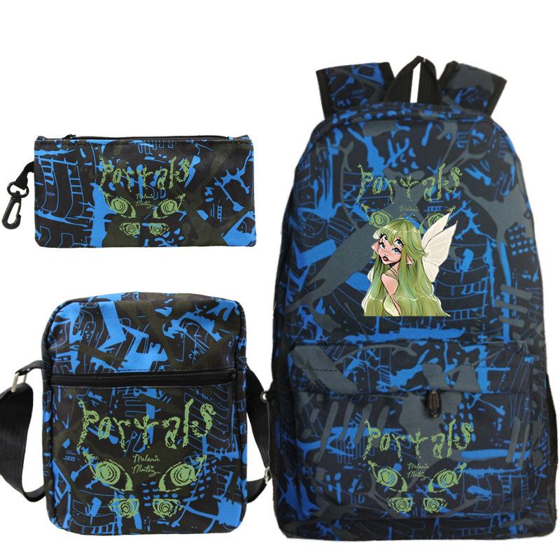 Popular Singer Peripheral Backpack Pencil Case Student Schoolbag Three-piece Set