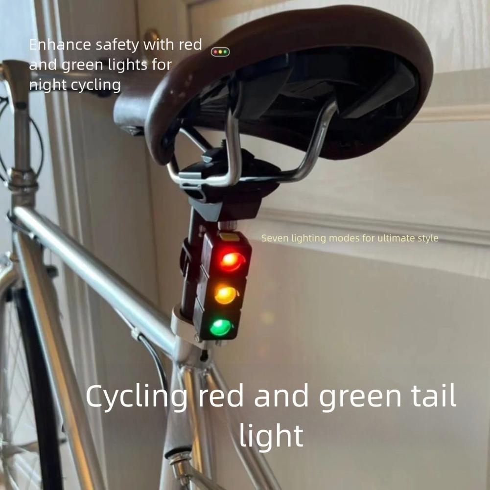 LED Bicycle Tail Light Rechargeable by USB Featuring Multiple Modes and Anti Slip Clip for Enhanced For Night Visibility